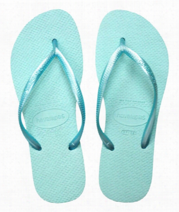 Slim Sandal Ice Blue Color: Blue Size: S