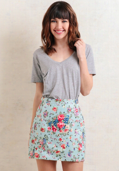 Spring Fling Flooral Skirt