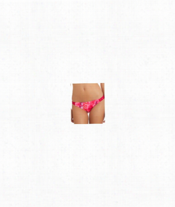 Sunsoaked Retro Bikini Bo Ttom Color: Pink Size: S