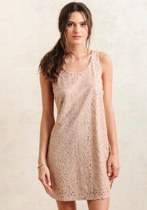 Sweet As A Peach Lace Dress