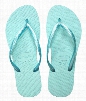 Slim Sandal Ice Blue Color: Blue Size: S