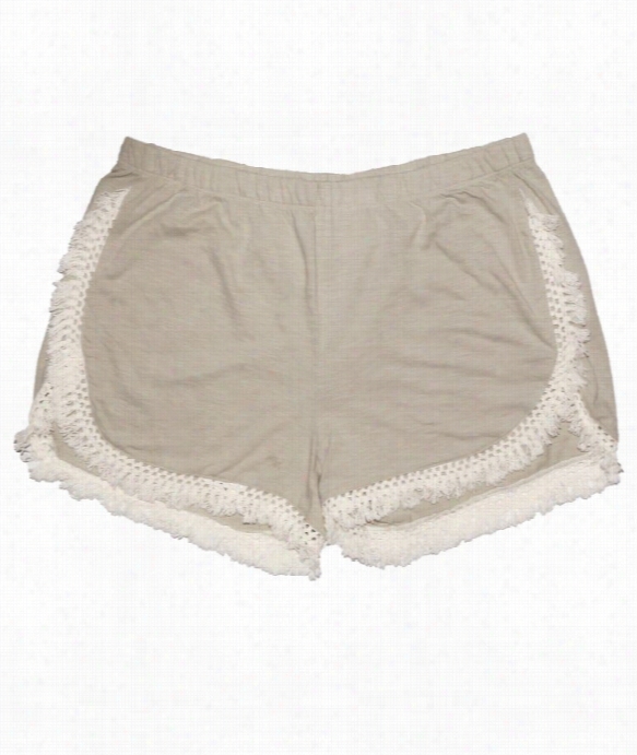 Fringe Shorts Complexion: Gry Sizze: L