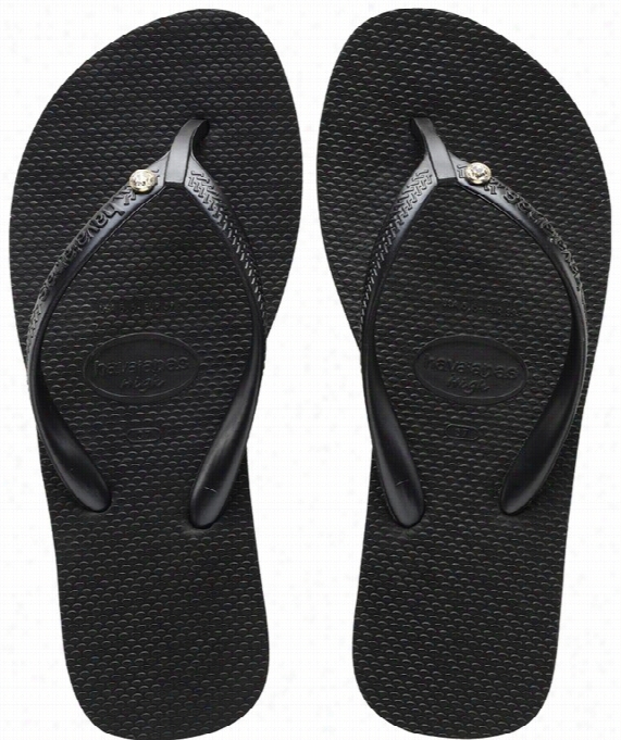 Havianas - High Light Glamuor Sandal Color: Black Size: 8