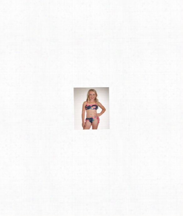 In Bloom Rfufled Bandeau And Tunnel Bottom Plea: Navy Size: 14