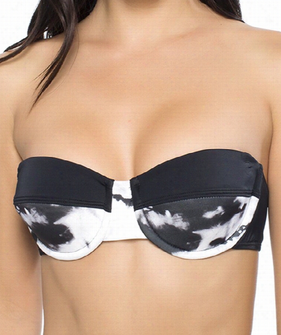 Island Mist Underwire Bra Color: Black Size: M