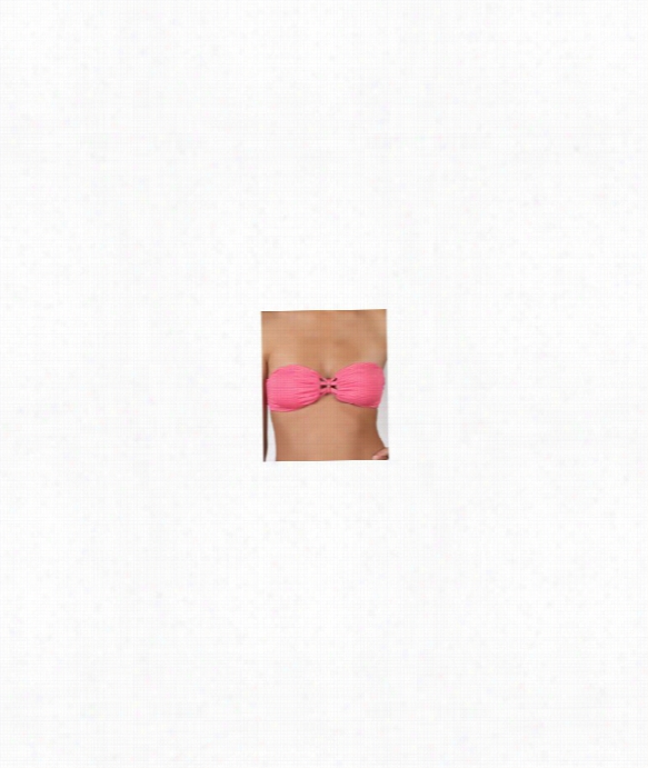 Kennaway Bandeau Bikinii Top Color: Piink Size: S