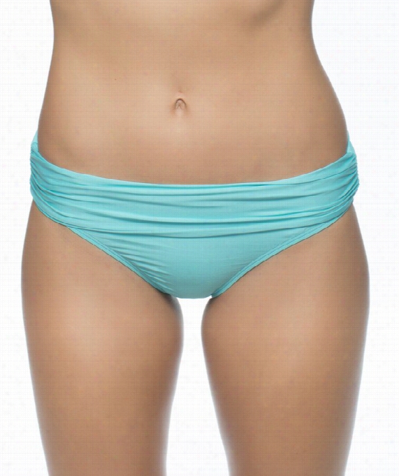 Luxe - Premiee Banded Bikini Botto M Color: Tur Bigness: 6