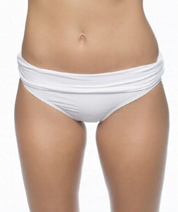 Luxe - Premiere Banded Bikini Bottom Color: White Size: 12