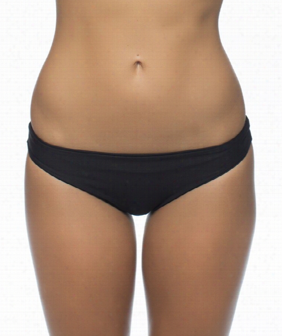 Luuxe - Premiete Beach Bikini Bottom Color: Black Size: 2