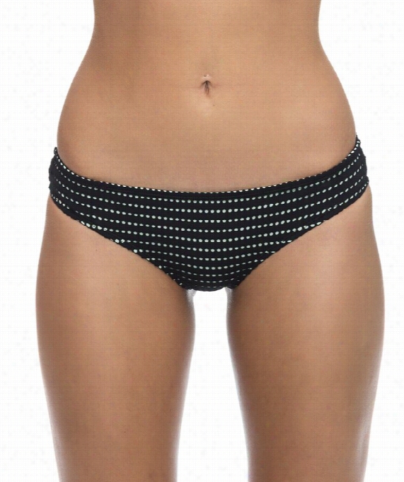 Meshed Up Brief Bkiini Bottom Color: Greenn Size: Xs