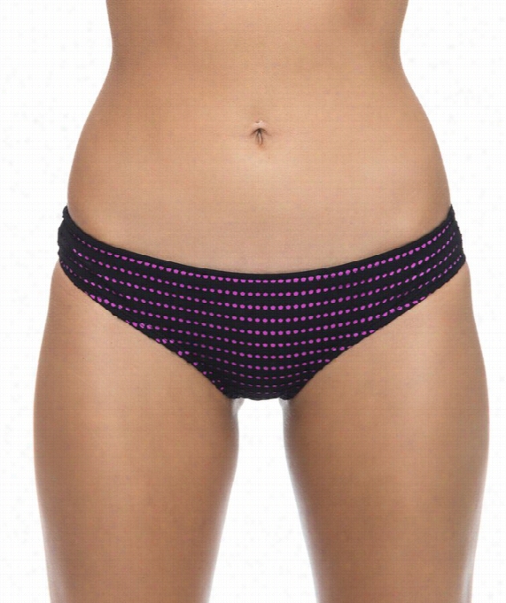 Meshed Up Brief Bikini Bottom Color: Pink Size: Xs