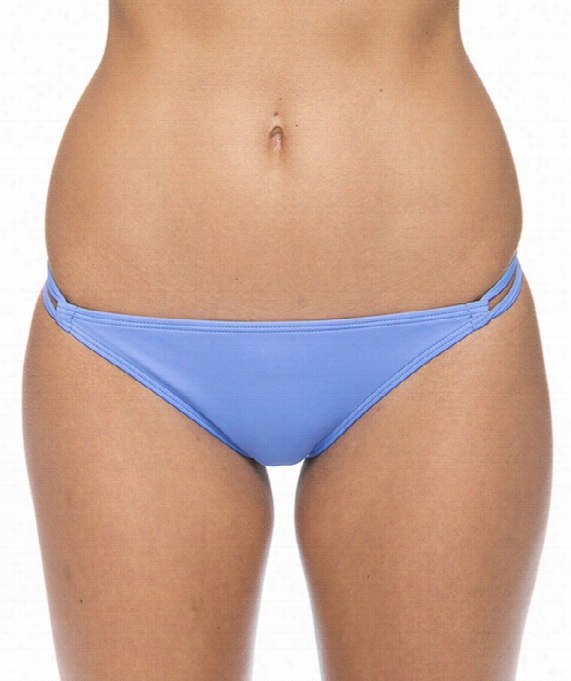 Solid String Bikini Bottom Color: Per Size: L