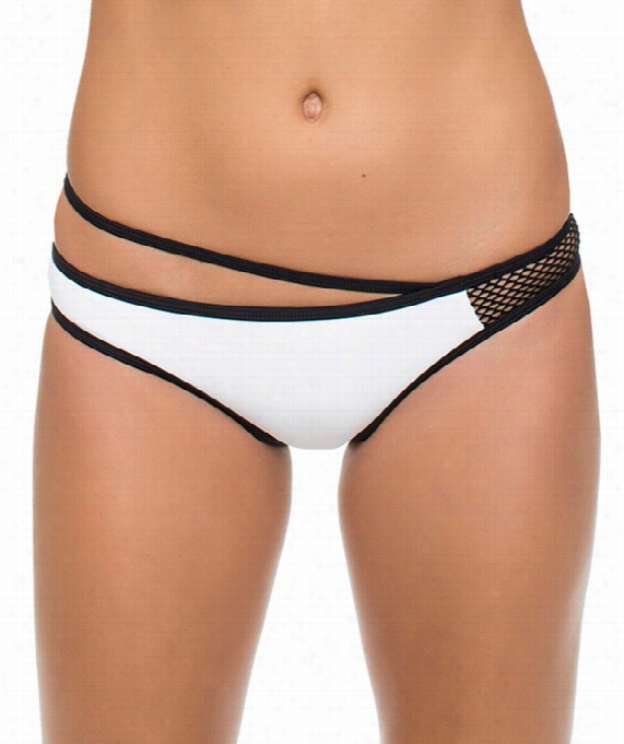 Sport Mesh Retro Bikini O Ttom Color: White Size: L