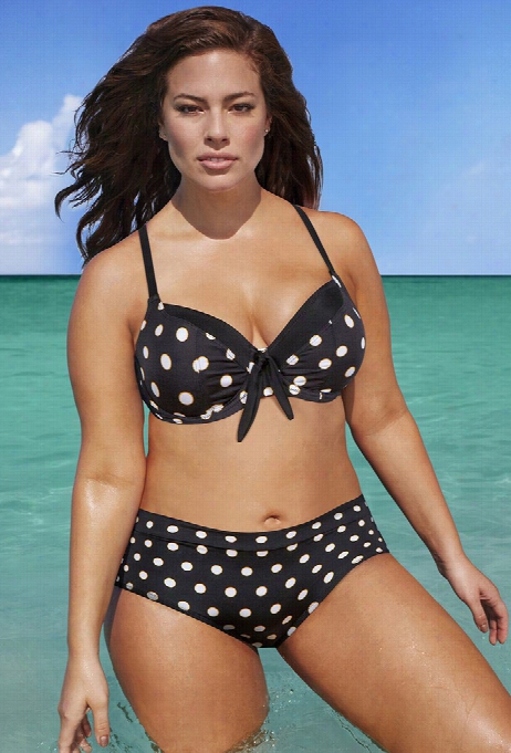 Swim Sexy The Captai Polka Dot Underwire Bikini