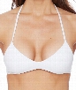 Deluxe Reversible Bikini Top Color: White Size: 10