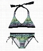Hurley Girls - Fine Lines Halter Top & Tunnel Bottom Color: PUR Size: 7