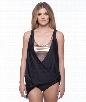 Premiere Sway Tankini Color: Black Size: 4