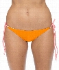 Raglan Reversible Tie Side Bikini Bottom Color: Tangerine Size: M