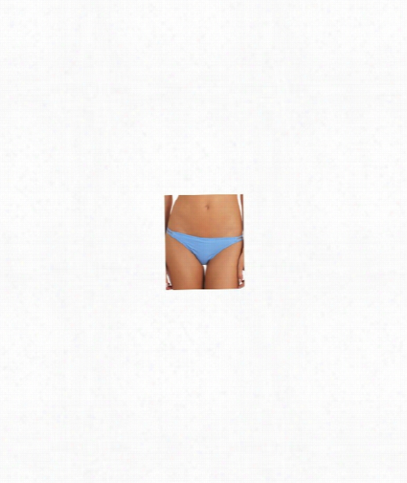 Triplle Threat Braxilian Bikini Bottom Color: Blue Size: M