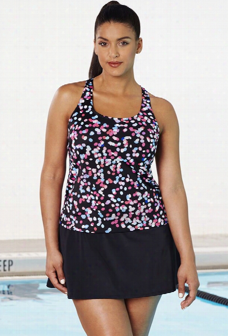 A Quabelle Dots Racerback Skirtini