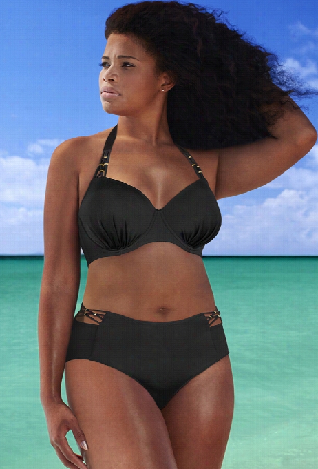 Swwim Sexy The Mogu Lblack Underwire Bikini