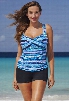 Shore Club Tanzanite Twist-Front Boy Shortini