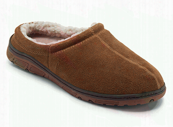 Genuine Suede Clog Sipper