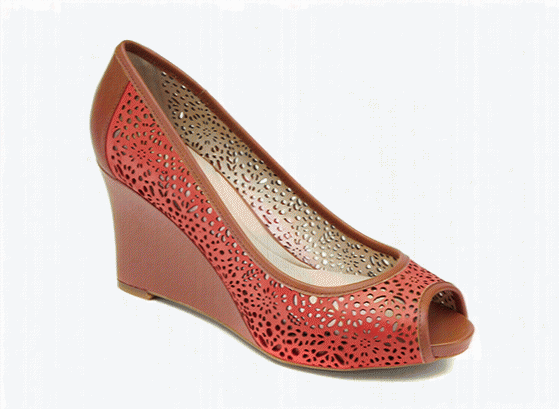 Seven To 7 Laser Peep Teo Wedge