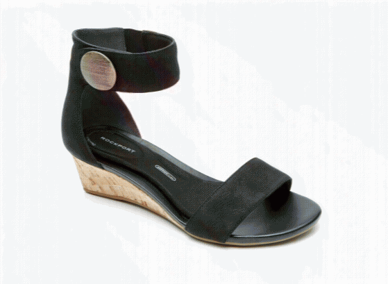 Total Motion Stone Anklestrap Wedge