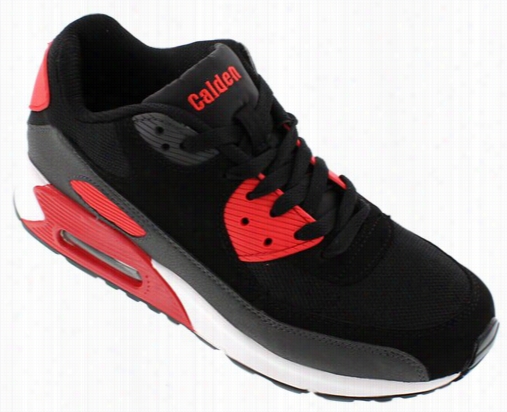 Calden - Fd015 - 2.6 Inches Taller (black/grey/red) - Super Lightweight