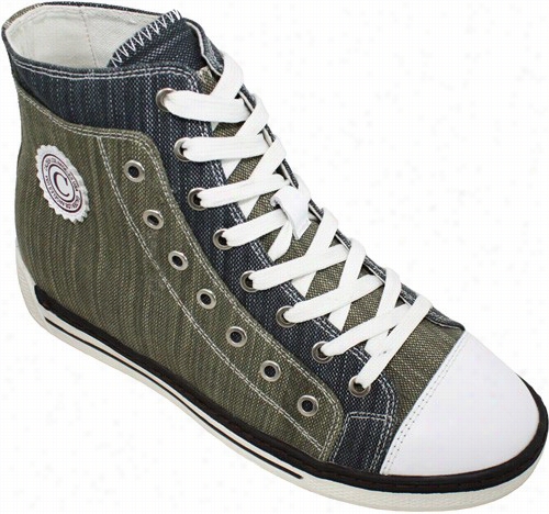 Calden - K8828992 - 3 Inches Taller (olive And Blue)