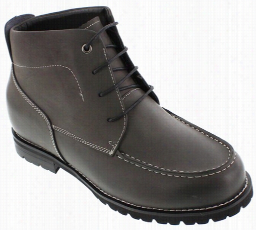 Calto - G0602 - 3 Inches Taller (nubuck Dark Grey)