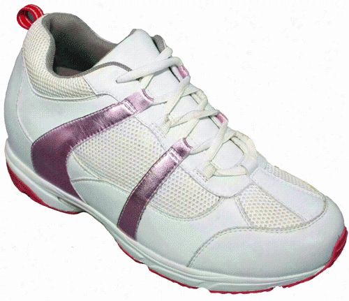 Toto - W0830 - 2.6 Inches Taler (white / Pink) ~ Wo Men
